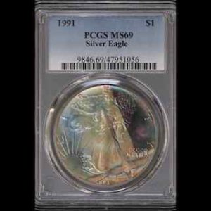 1991 American Silver Eagle