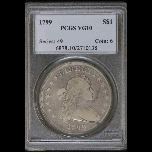 1799 Draped Bust Large Eagle Dollar