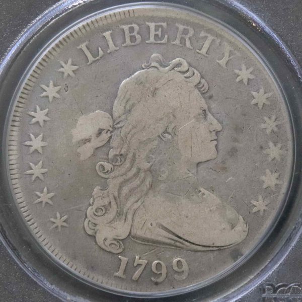 1799 Draped Bust Large Eagle Dollar - Image 3