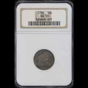 1798 Large 8 Dime
