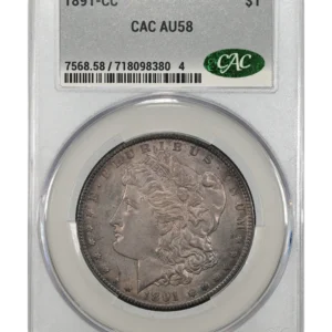 1891-CC Morgan Dollar