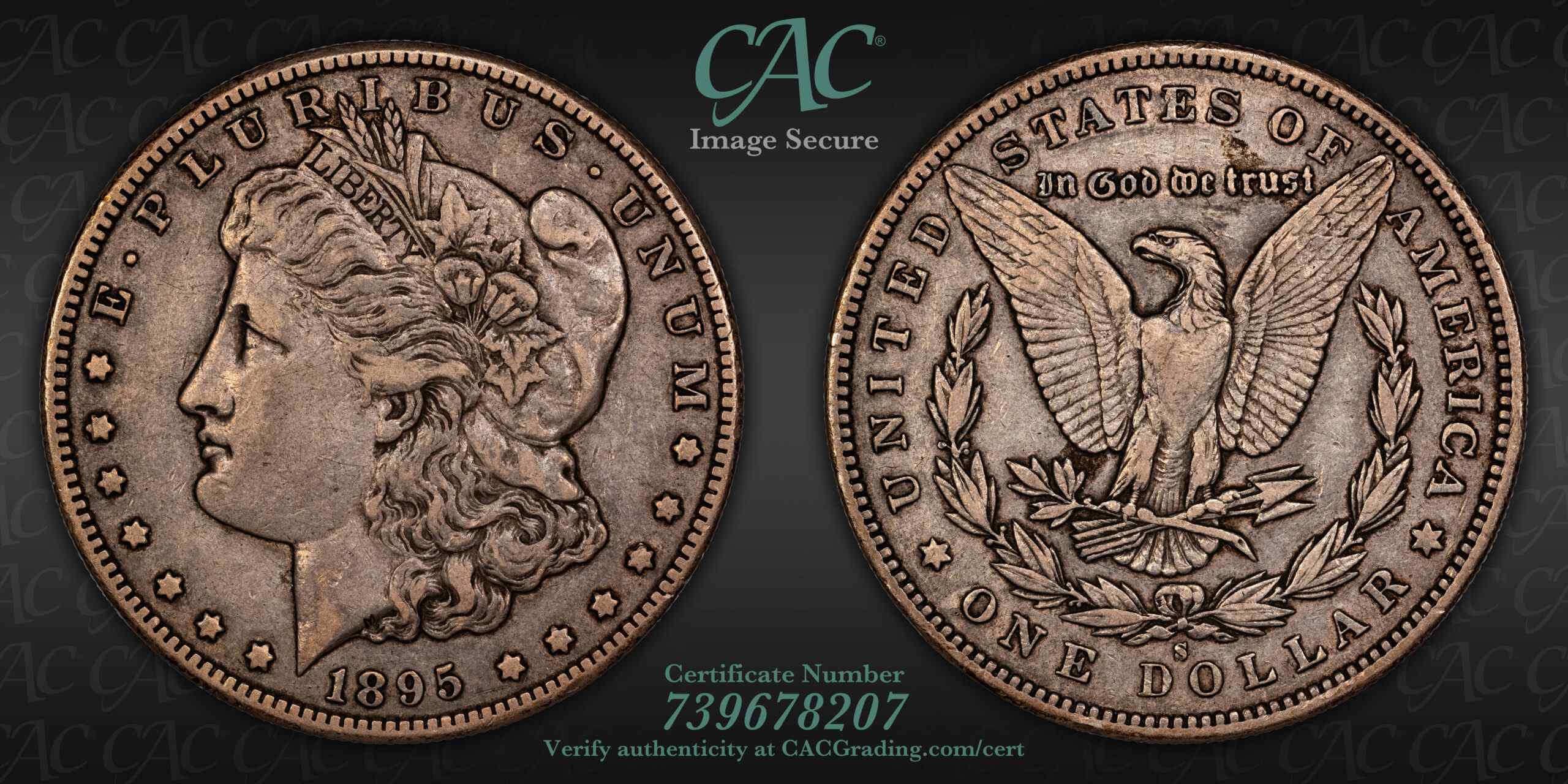 1895-S Morgan Dollar - Image 3