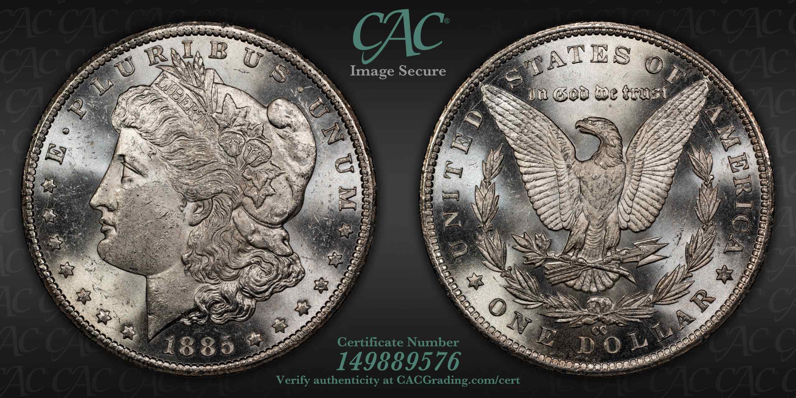 1885-CC Morgan Dollar - Image 3